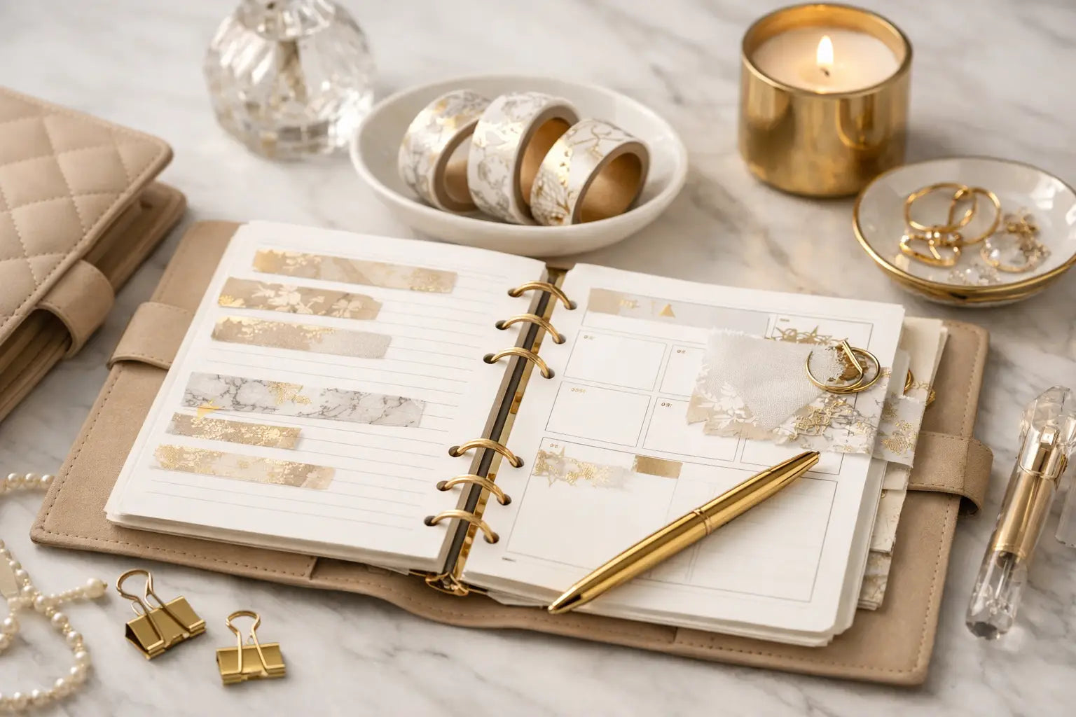 How to Style Planner Spreads That Feel Luxe