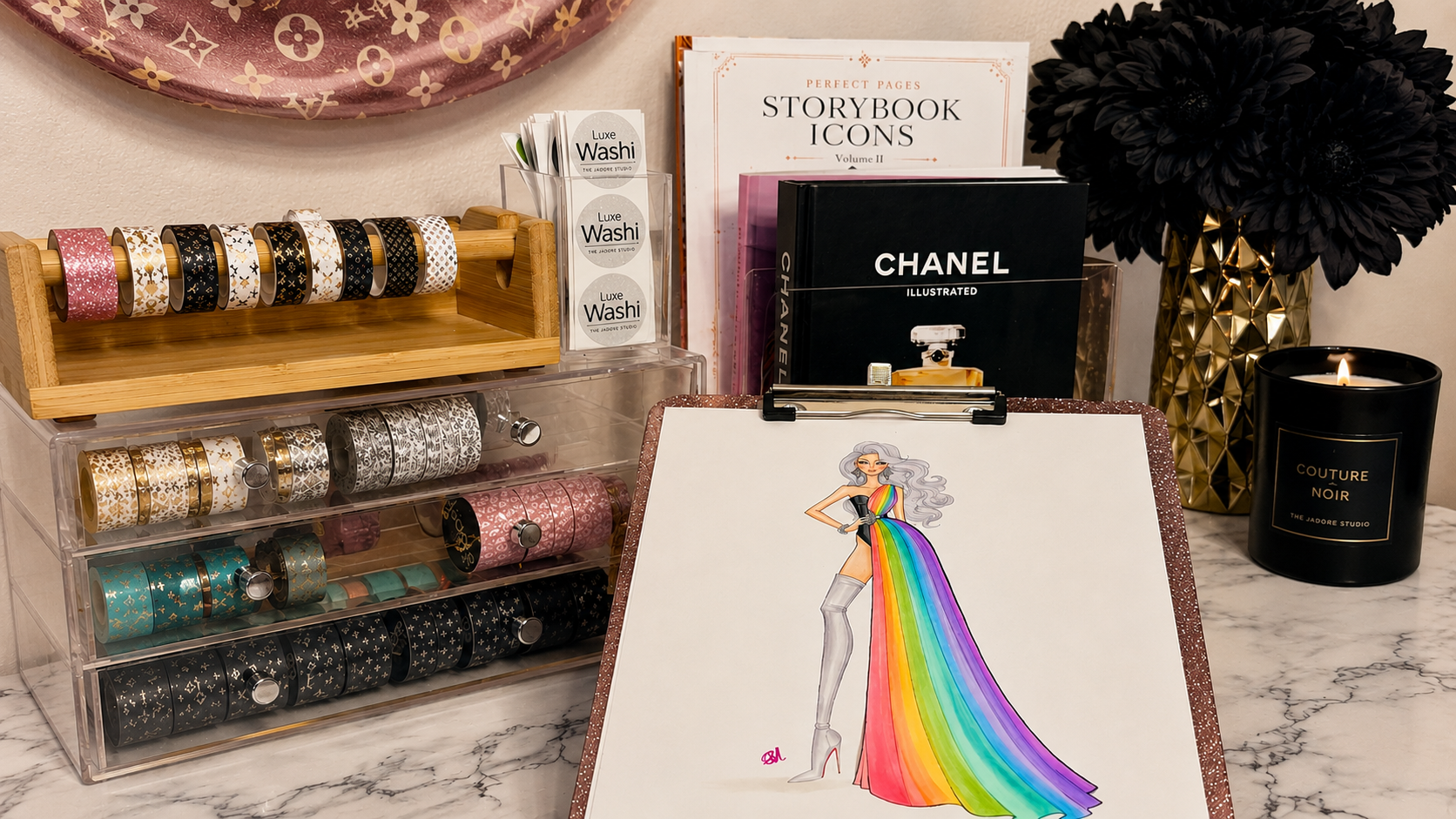 How to Color Fashion Illustrations Beautifully