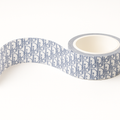 Luxe Washi Tape - Blue Monogram