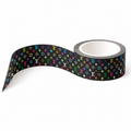 Luxe Washi — Black Multicolor Monogram