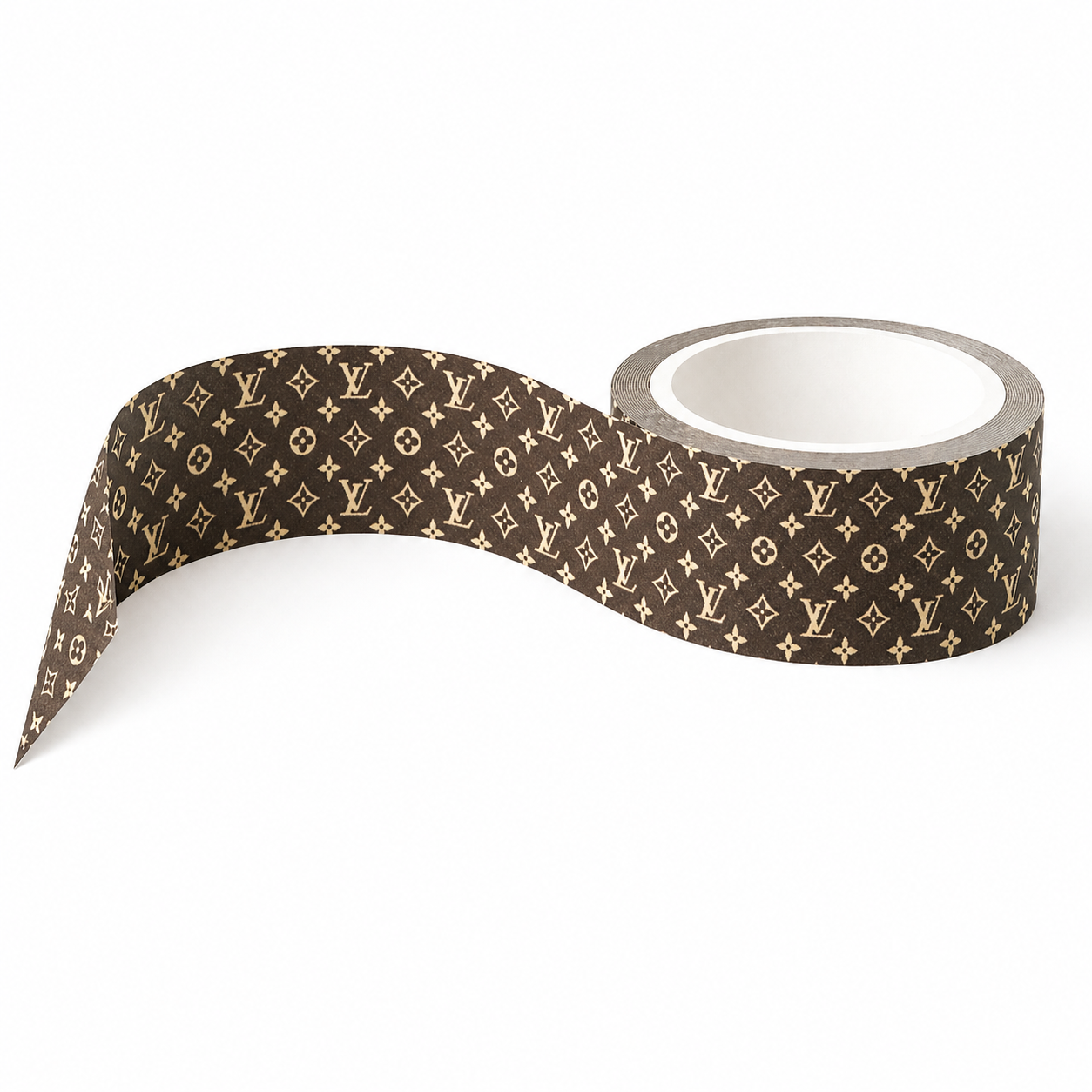 Luxe Washi Tape — Brown Monogram