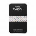 Luxe Washi Mini — White Multicolor Monogram