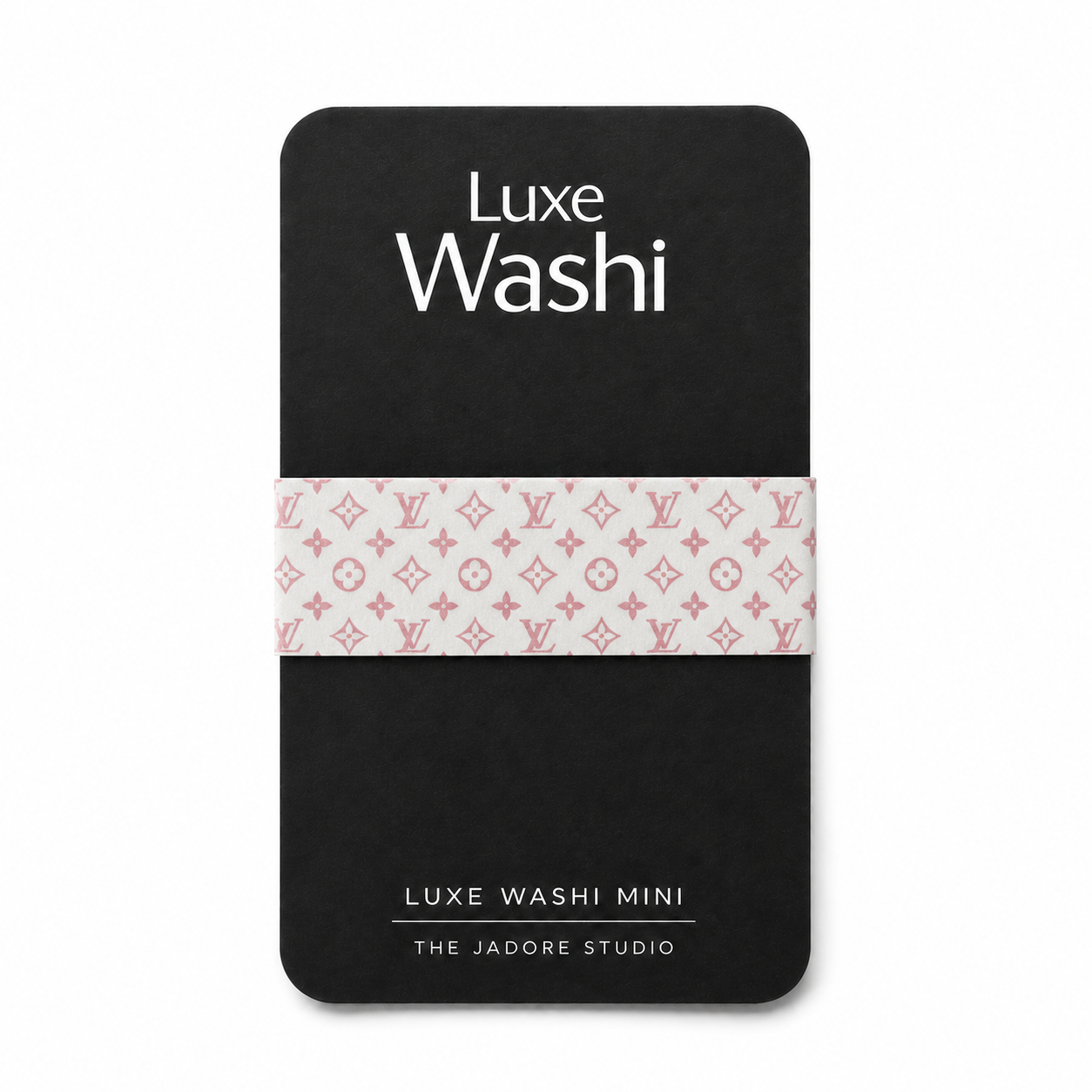 Luxe Washi Mini — Blush Monogram