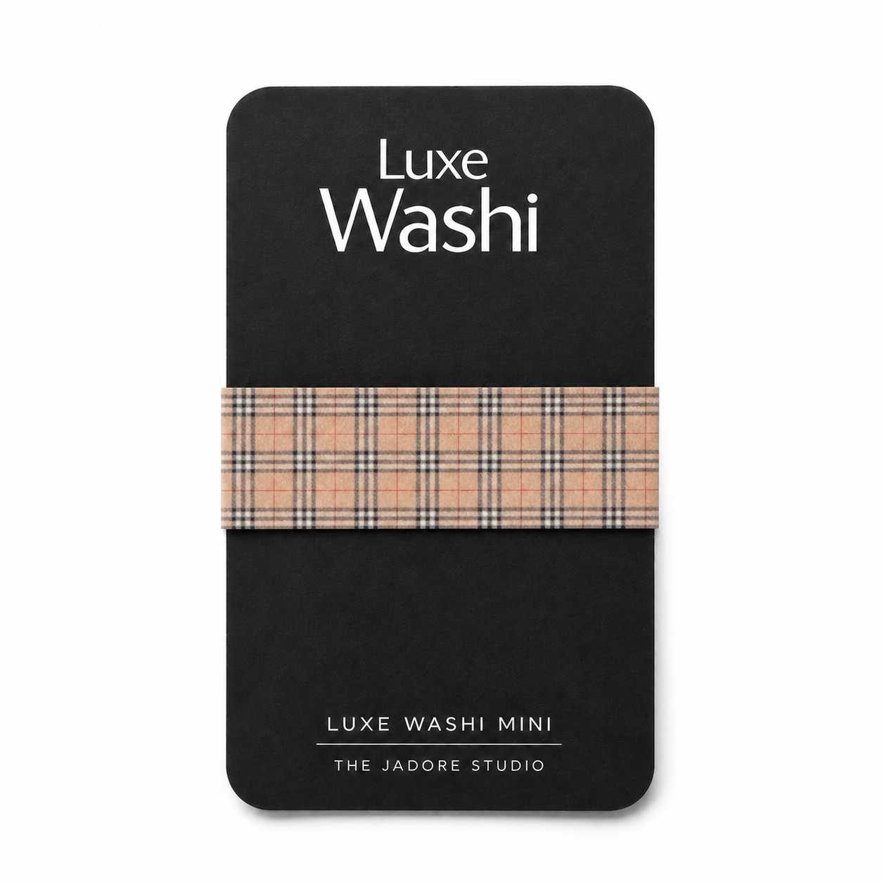 Luxe Washi Mini — Classic Check