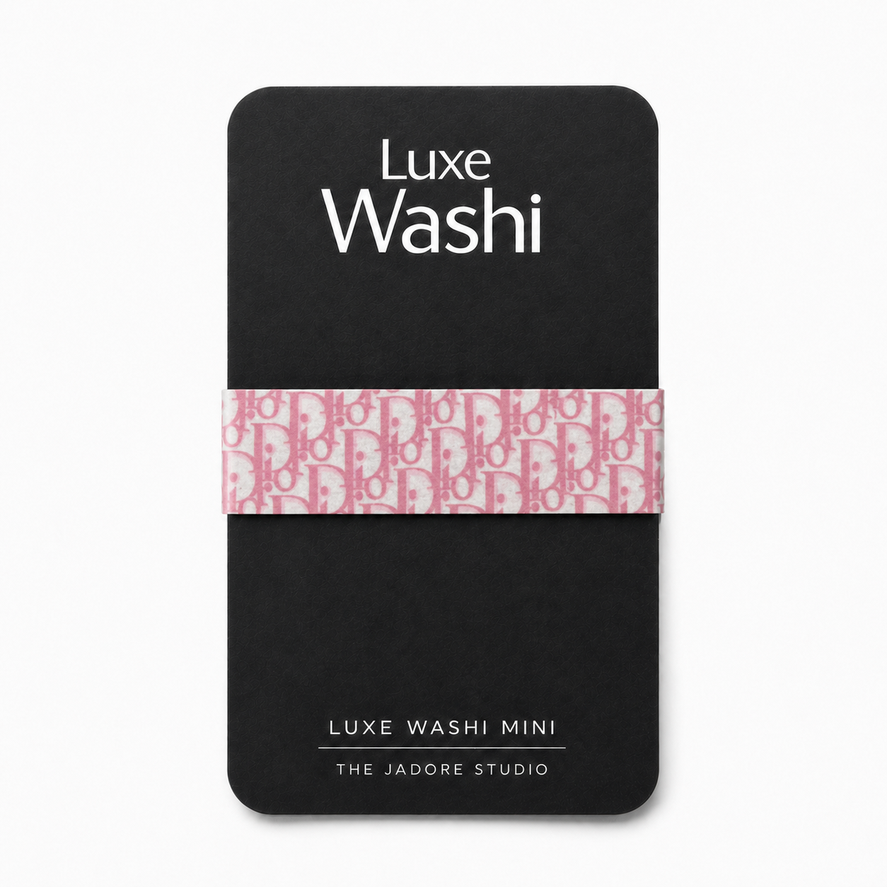 Luxe Washi Mini — Pink Monogram