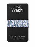 Luxe Washi Mini — Blue Monogram