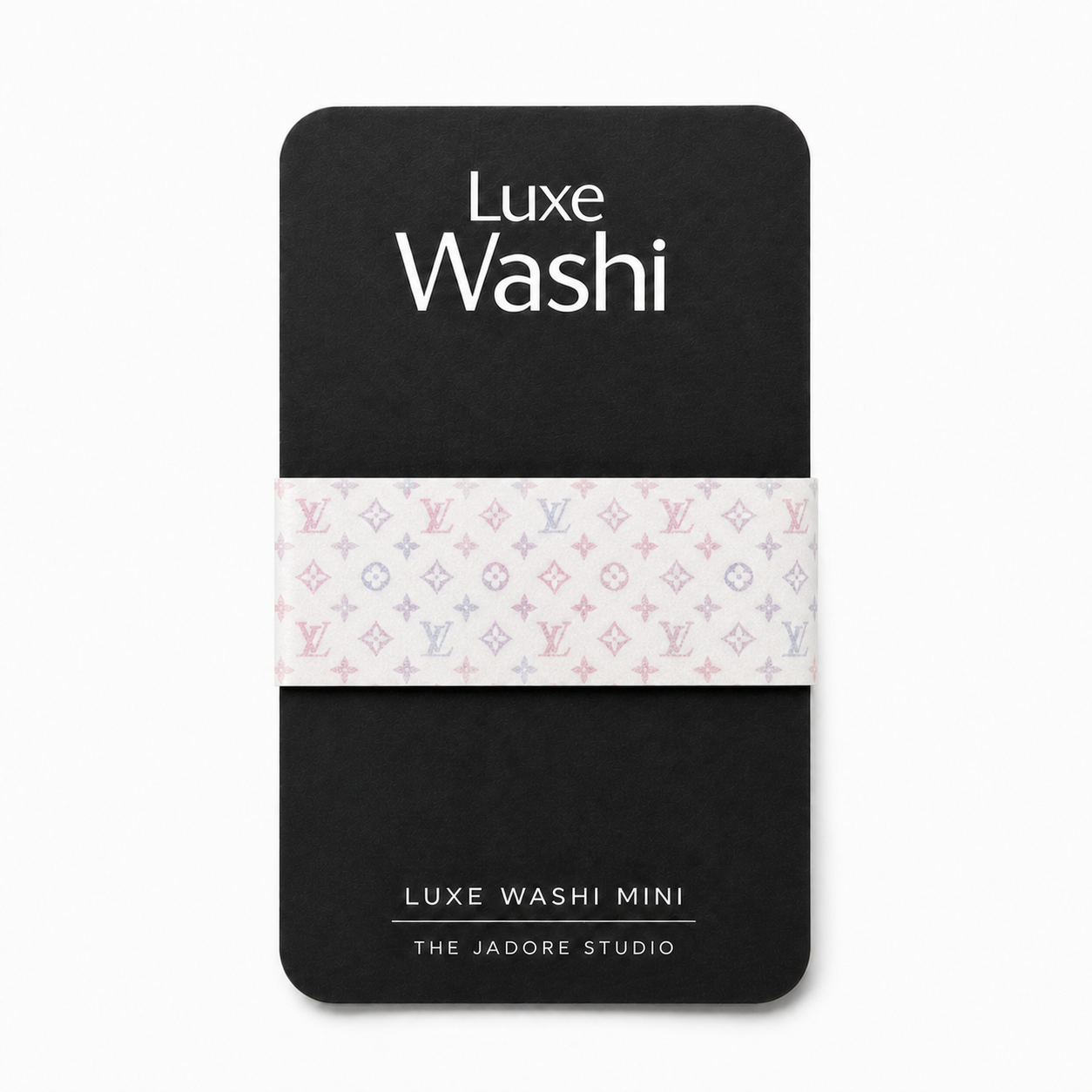 Luxe Washi Mini — Pastel Monogram