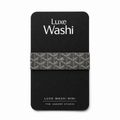 Luxe Washi Mini — Black & Gray Monogram