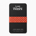 Luxe Washi Mini — Red Monogram