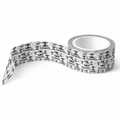 Monochrome Typography Luxe Washi Tape