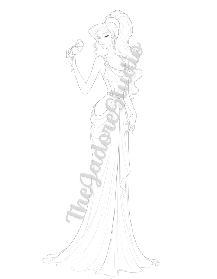 Perfect Pages™ Printable Single | Megara's Glam-Up