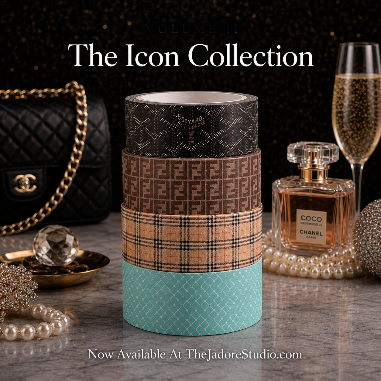 Luxe Washi Tape Set: The Icon Collection