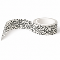 Black and white typography washi tape roll — chic fashion editorial designer washi tape for journals and planners