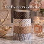 Luxe Washi Tape Set — The Founders Collection featuring four original fashion-inspired designs