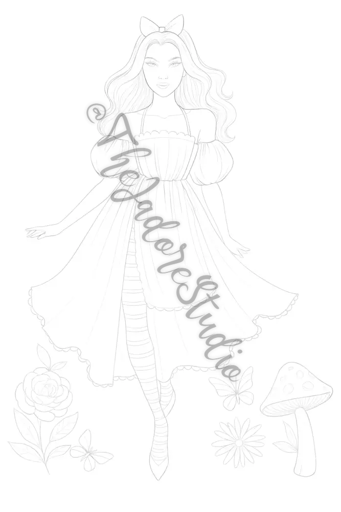 Watermarked - Alice In 'Dior Land'